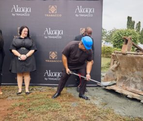 Ernest Taricone breaking ground on Akaya by Trasacco Residences at Akaya Groundbreaking