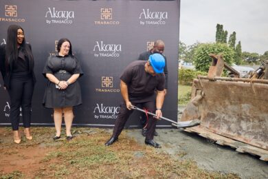 Ernest Taricone breaking ground on Akaya by Trasacco Residences at Akaya Groundbreaking